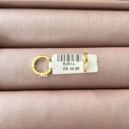 BRINCO ARGOLA CLICK ESMERALDA