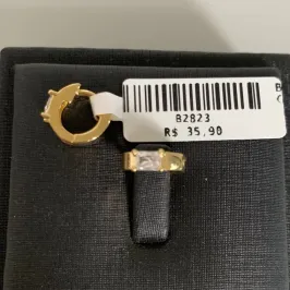 BRINCO ARGOLA CLICK PEDRA Z