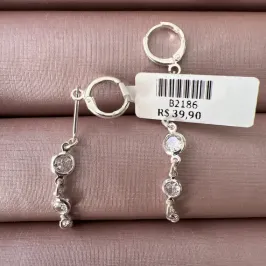 BRINCO ARGOLA FIO TRES PE