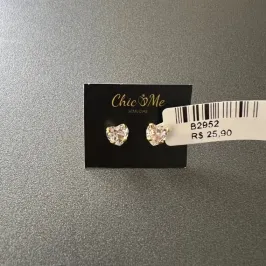 BRINCO CORAÇÃO ZIRCONIA