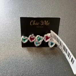 BRINCO EAR CUFF COR PEDRAS