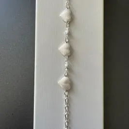 PULSEIRA CORAÇÕES CRAQ. PEROLAS