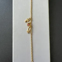 PULSEIRA INFANTIL ALFINETE /BORBOLETA