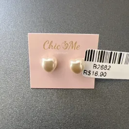 BRINCO CORAÇÃO PEROLADO