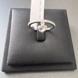 A1010 ANELPING CORAÇÃO ZIRCONIAS