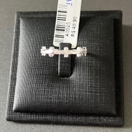 ANEL CRUCIFIXO ZIRCONIAS