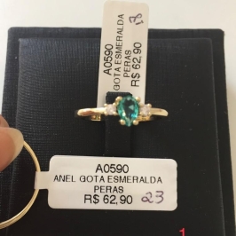 ANEL GOTA ESMERALDA PERAS