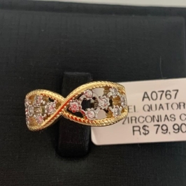 ANEL QUATORZE ZIRCONIAS CN