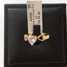 ANEL TRES CORAÇOES ZIR