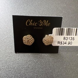 B3135 BRINCO TREVO ZIRCONIAS