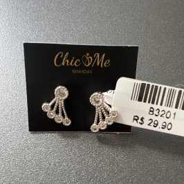 B3201  BRINCO LEQUE ZIRCONIAS