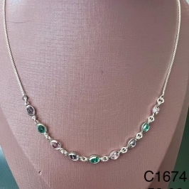 C1674 CHOKER PEDRAS COLOR