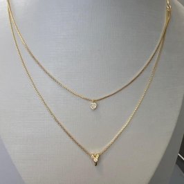 C1694 CORRENTE DUPLA CORAÇÃO