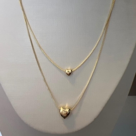 C1707  CORRENTE DUPLA CORAÇÃO