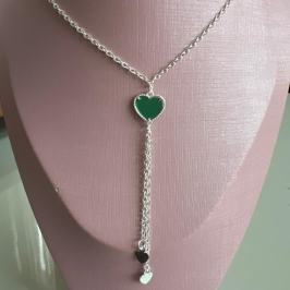 C1712 COLAR GRAVATINHA CORAÇÃO