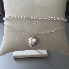 P1719 PULSEIRA DUPLA RIVIERA CORAÇÃO