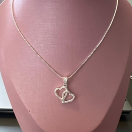 C1748 CORENTE CORAÇÕES DUPLO