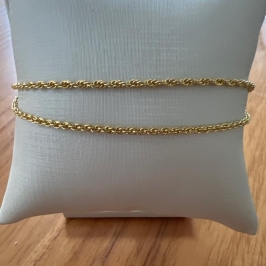 PULSEIRA DUPLA CORDÃO BAIANO