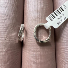 B3072 BRINCO ARGOLA ZIRCONIA