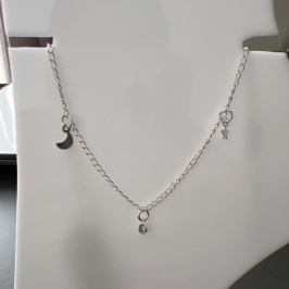 T0266 TORNOZELEIRA LUA ESTRELA