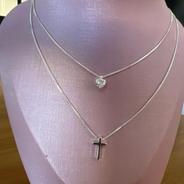 C1778 CORRENTE DUPLA CRUCIFIXO