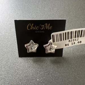 BRINCO ESTRELA ZIRCONIA
