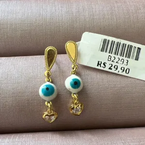 BRINCO OLHO GREGO CORAÇÃO