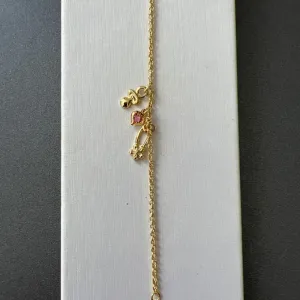 PULSEIRA INFANTIL ALFINETE /BORBOLETA