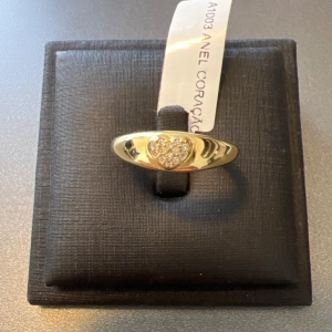 A1003 ANEL CORAÇÃO ZIRCONIAS