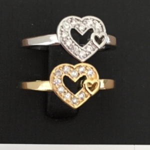 ANEL CORAÇÃO ZIRCONIAS