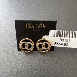 B3151 BRINCO CHANEL ZIRCONIAS