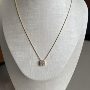 C1727 CORRENTE PING QUADRADO ZIRCONIA