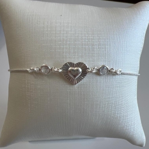 P1330 PULSEIRA  CORAÇÃO PEDRAS