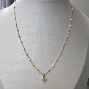 C1771 CHOKER BOLINHAS BORBOLETA