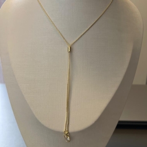 C1772 COLAR GRAVATINHA PEDRAS