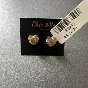 B3243 BRINCO CORAÇÃO ZIRCONIA