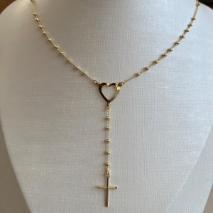C1805 CORRENTE ROSARIO CORAÇÃO