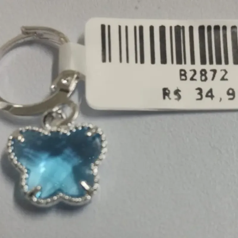 BRINCO ARGOLA BUTTERFLY