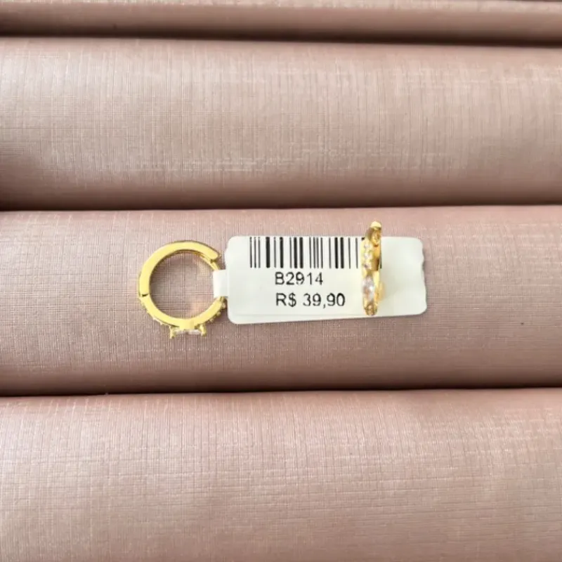 BRINCO ARGOLA CLICK ESMERALDA