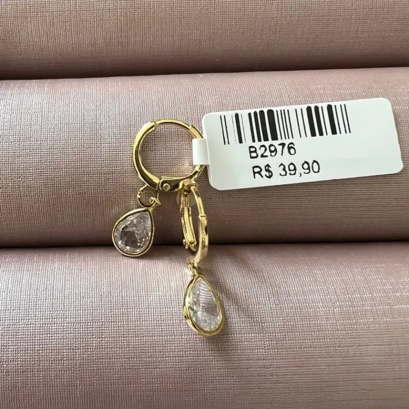 BRINCO ARGOLA GOTA ZIR