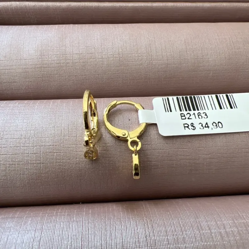 BRINCO ARGOLA PING GOTA G Z