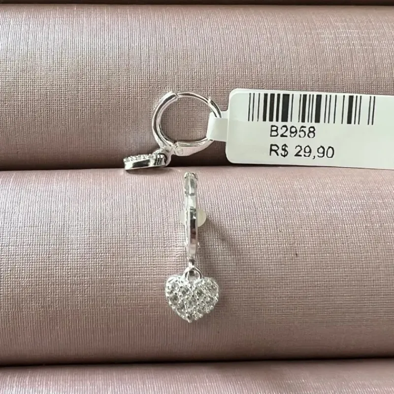 BRINCO ARGOLA PINGENTE