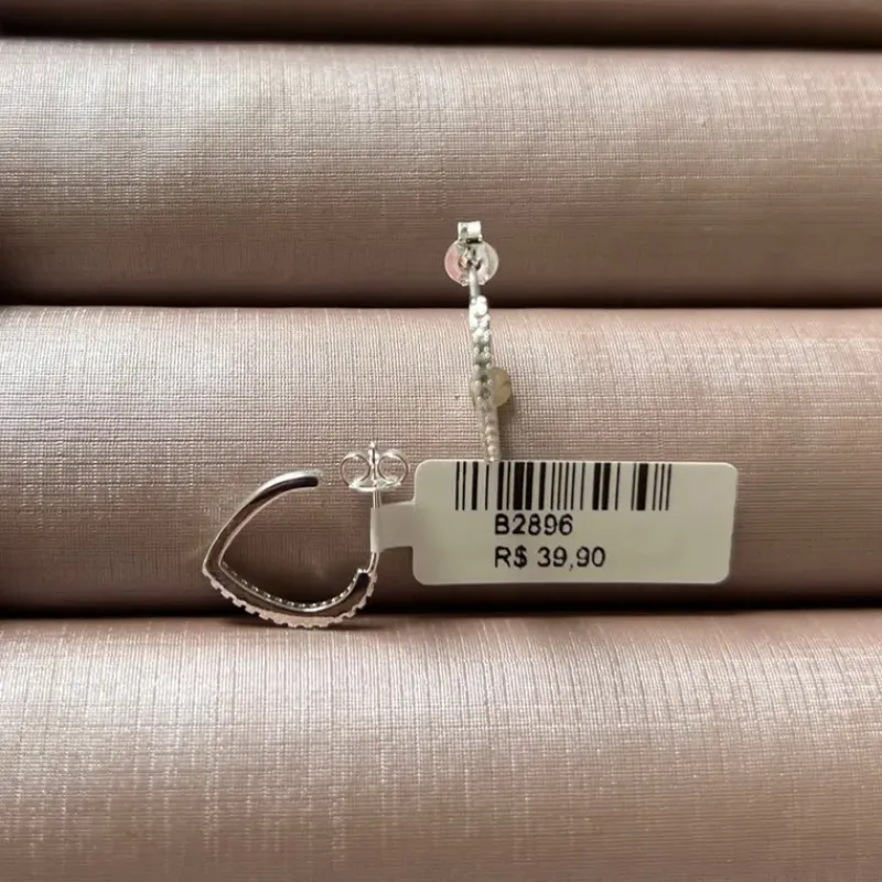 BRINCO ARGOLA ZIRCONIAS