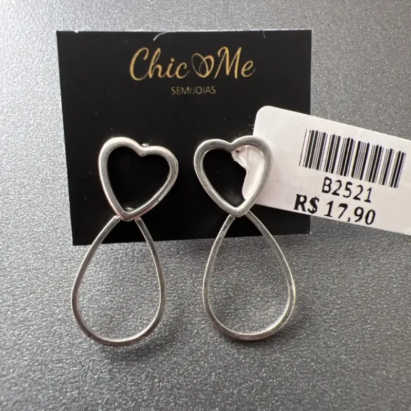 BRINCO CORAÇÃO GOTA