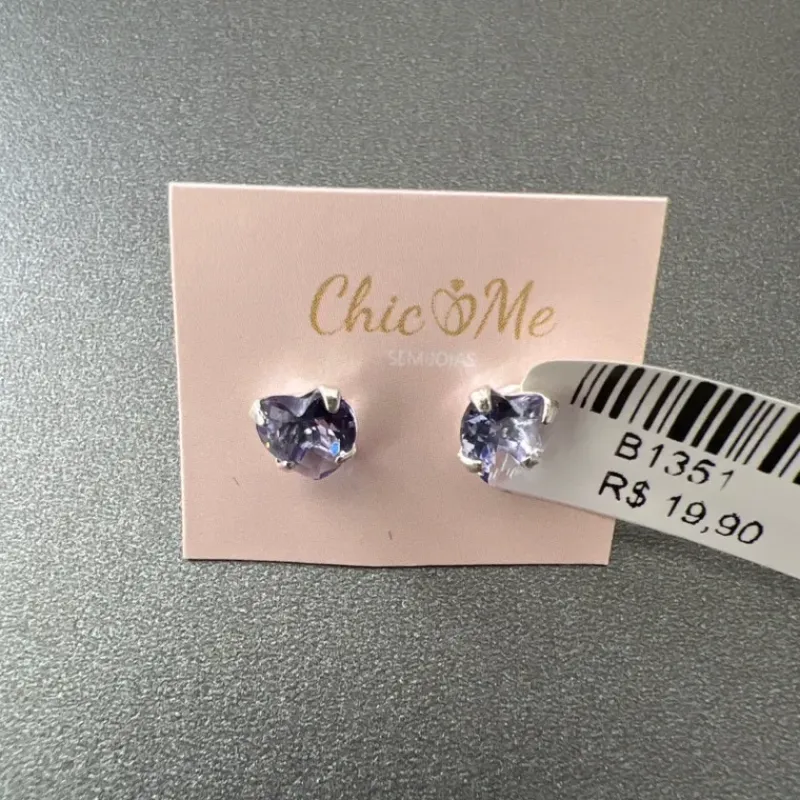 BRINCO CORAÇÃO PEDRA