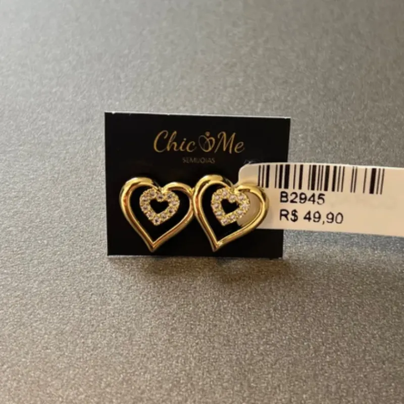 BRINCO CORAÇÃO ZIRCONIA
