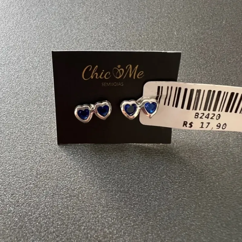 BRINCO DOIS COR PEDRA