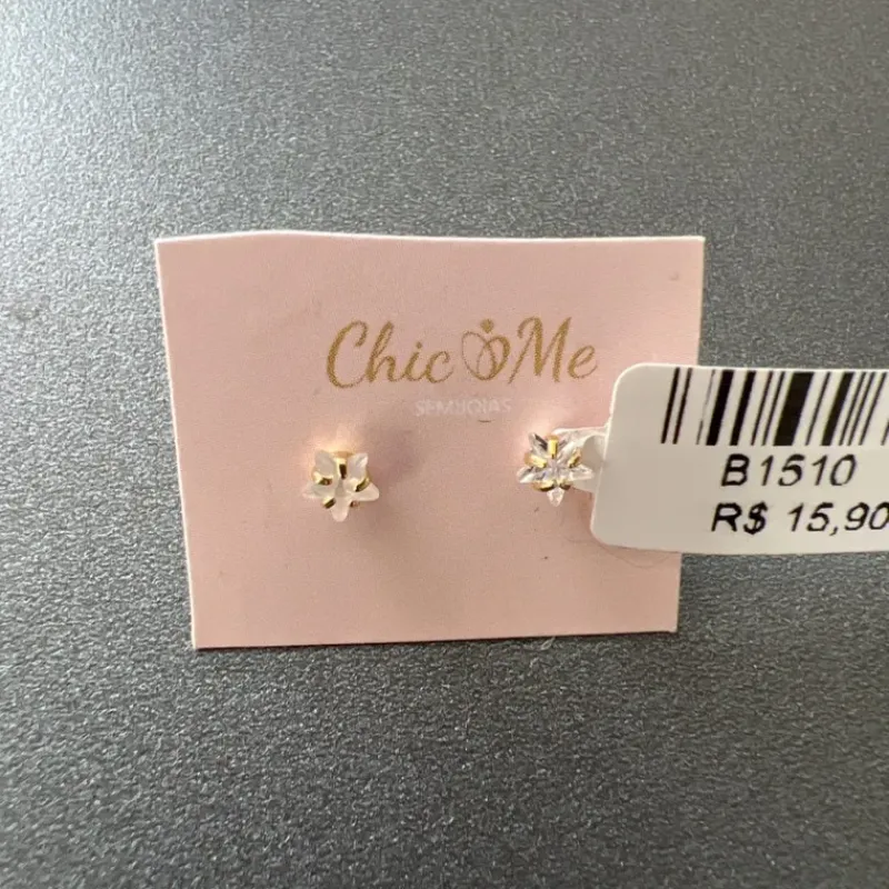 BRINCO ESTRELA ZIRCONIA