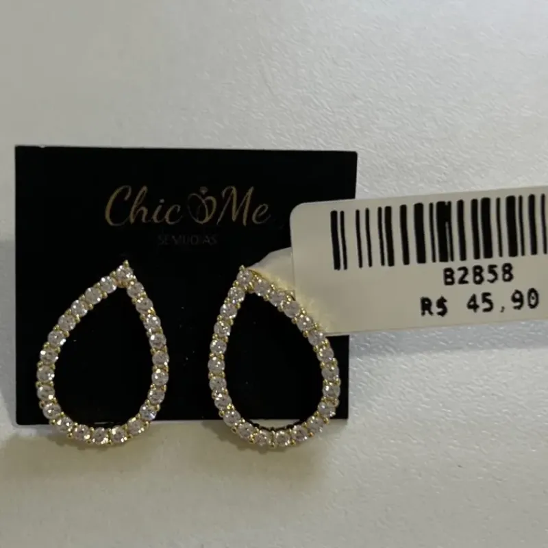 BRINCO GOTA VAZ ZIRCONIAS