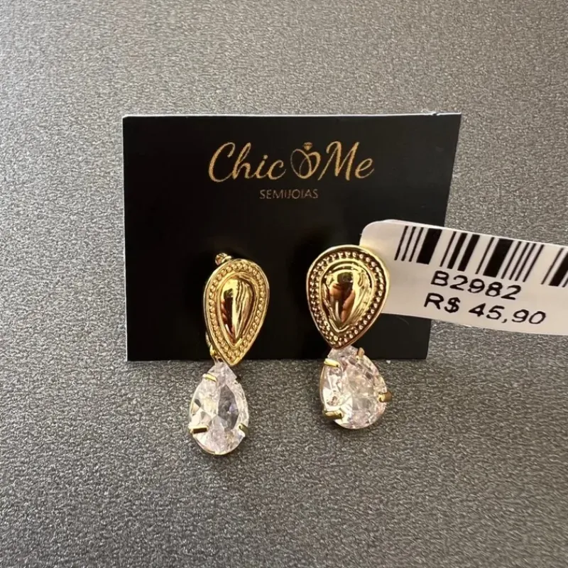 BRINCO  GOTA ZIRCONIA